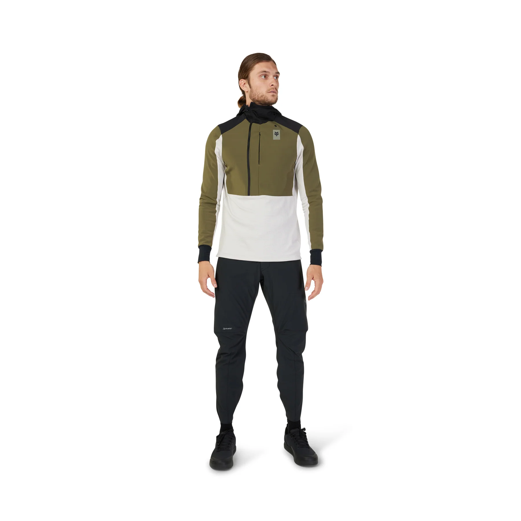 Defend Thermal Hoodie - Olive Green - Image 13