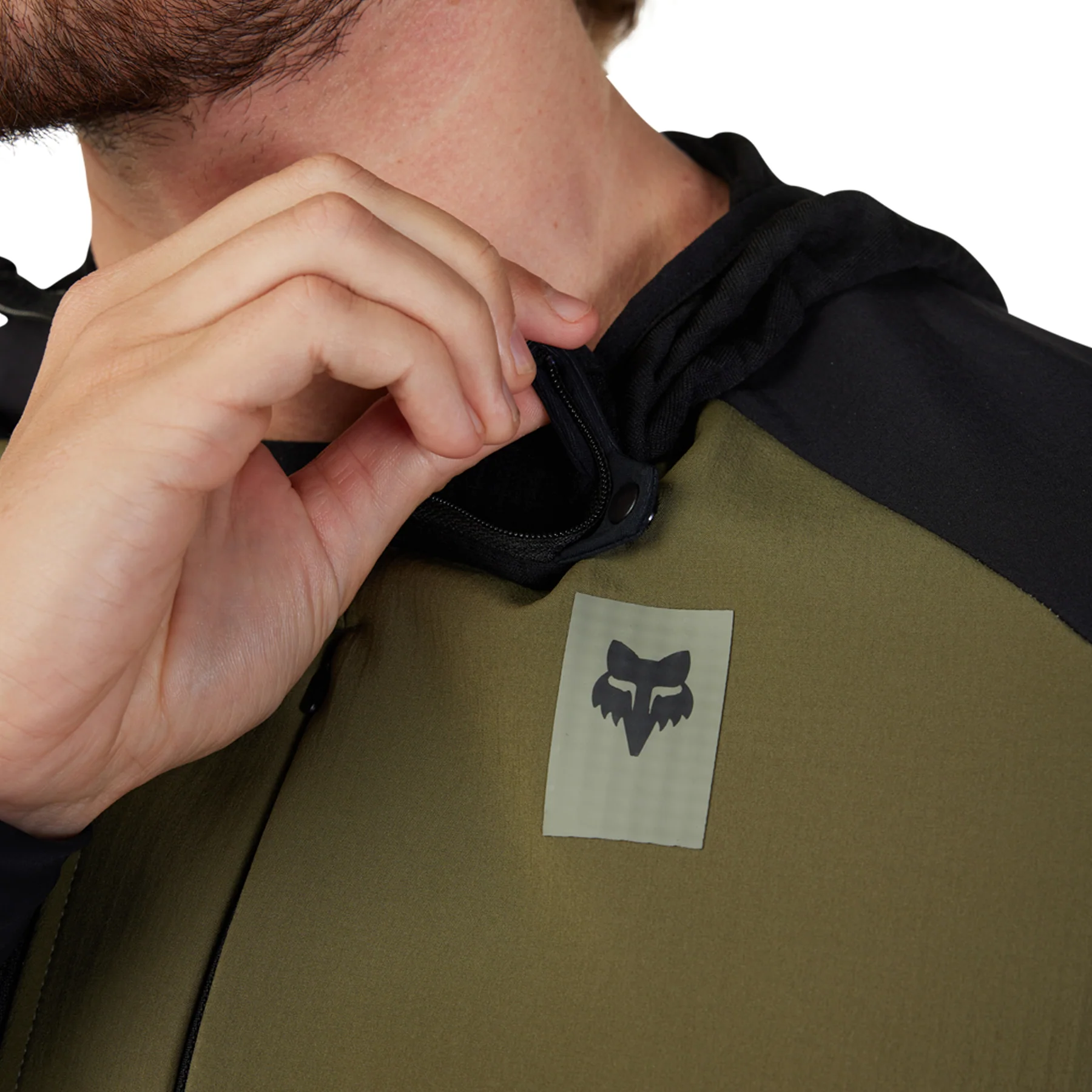 Defend Thermal Hoodie - Olive Green - Image 5