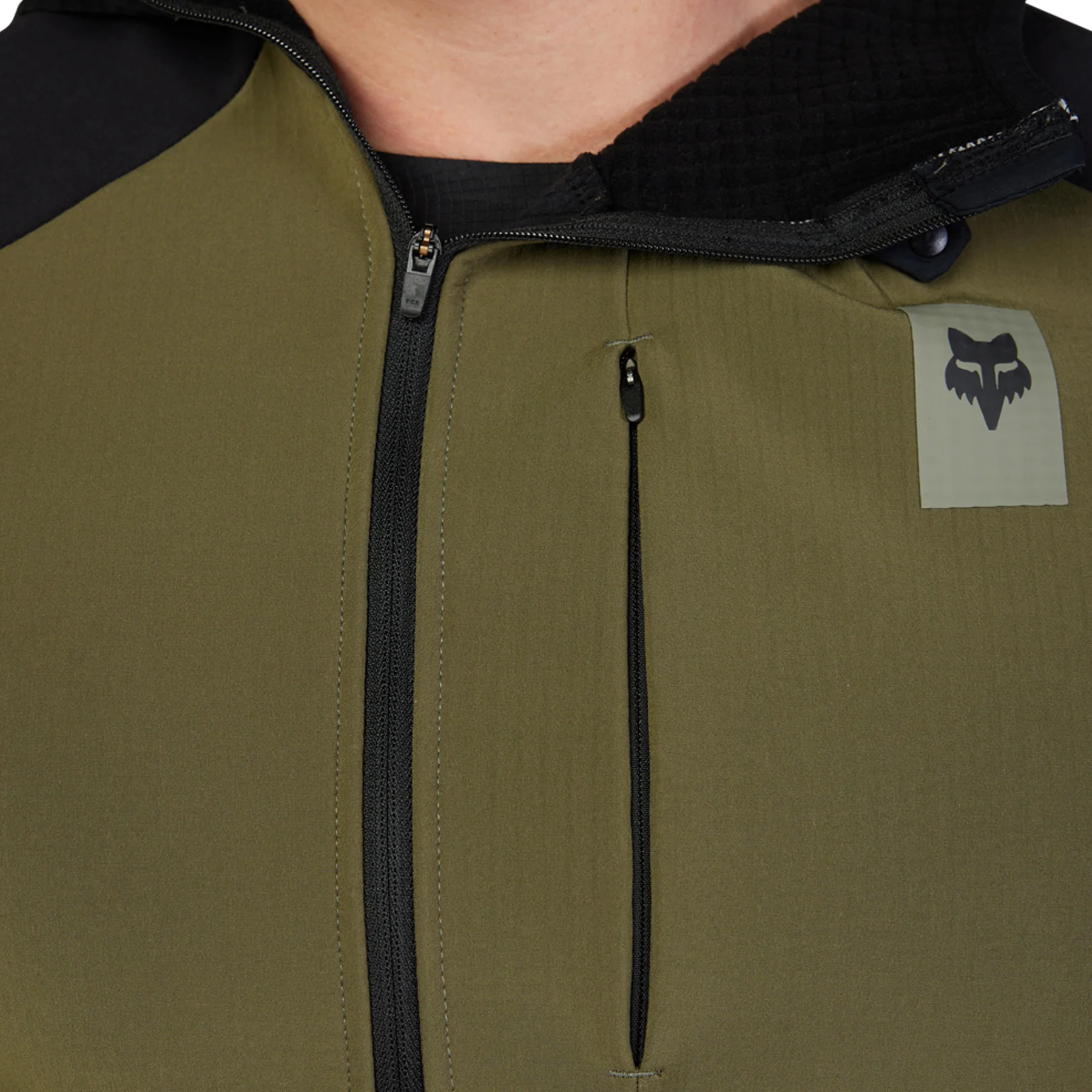 Defend Thermal Hoodie - Olive Green - Image 6