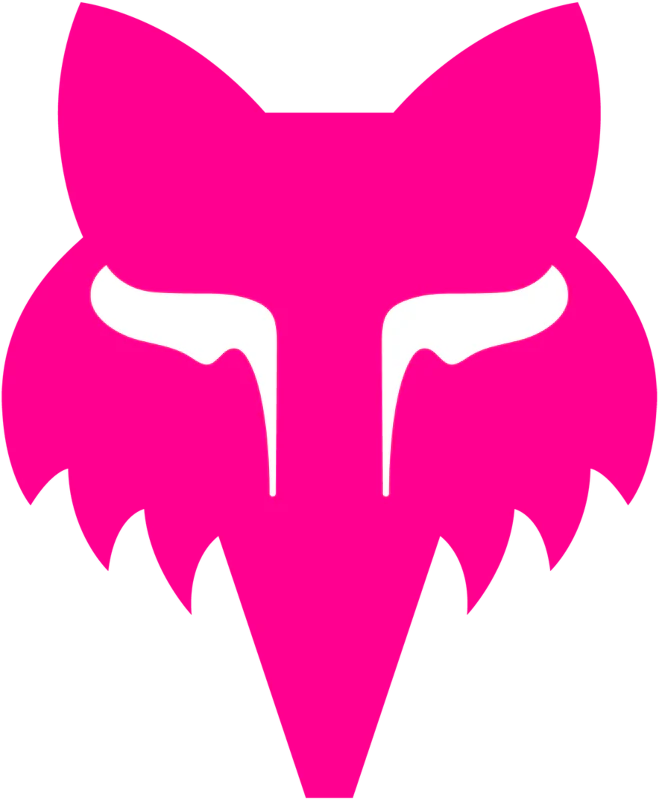 Fox Head 2.5" - Pink
