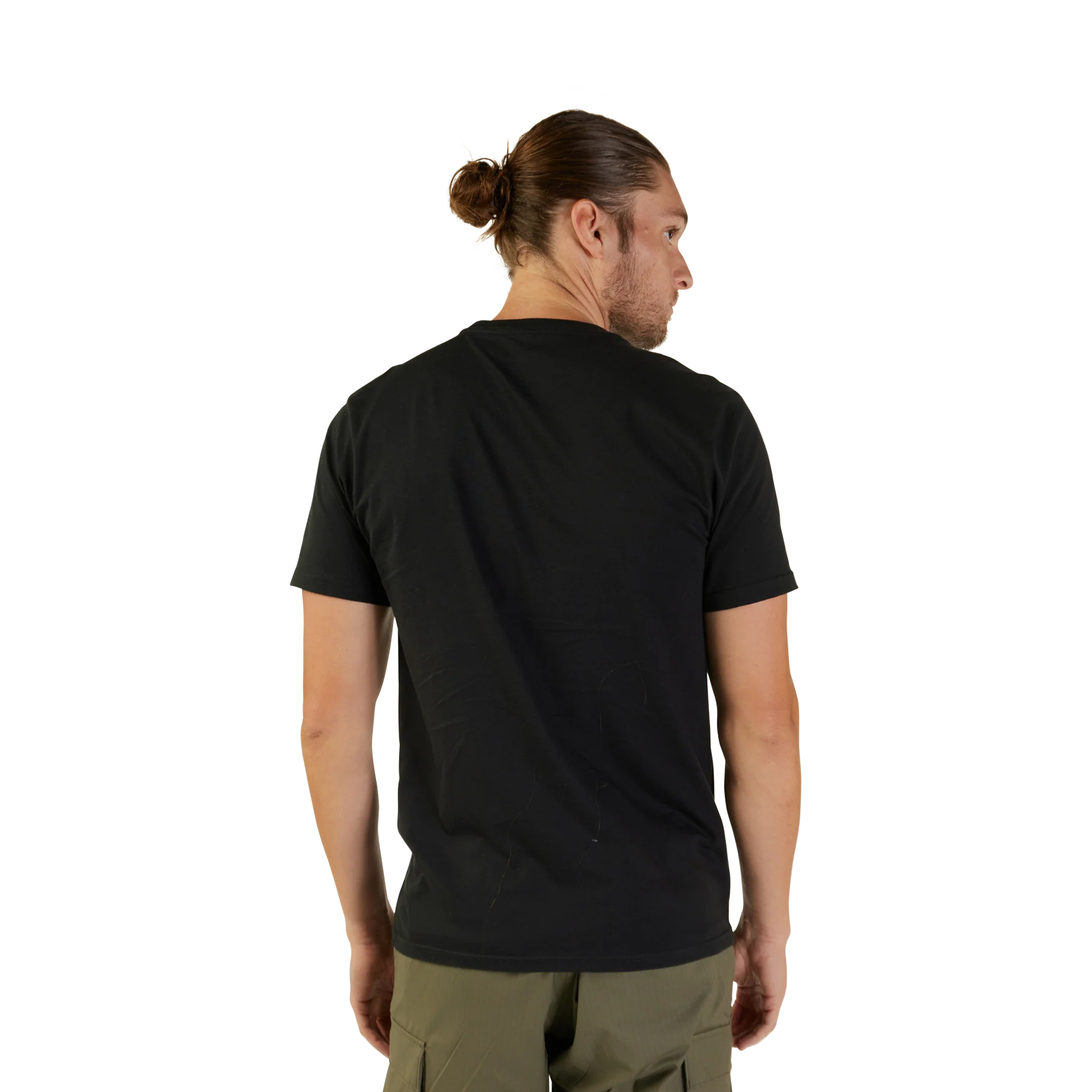 Fox Head Short Sleeve Premium T-Shirt - Black / Black - Image 3