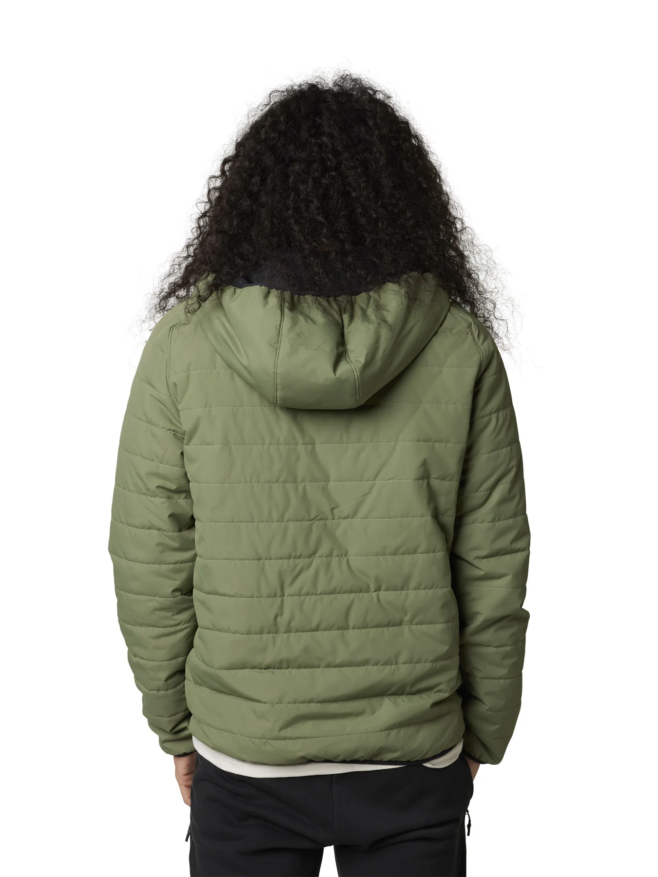 Howell Hooded Puffy Anorak - army - Image 3