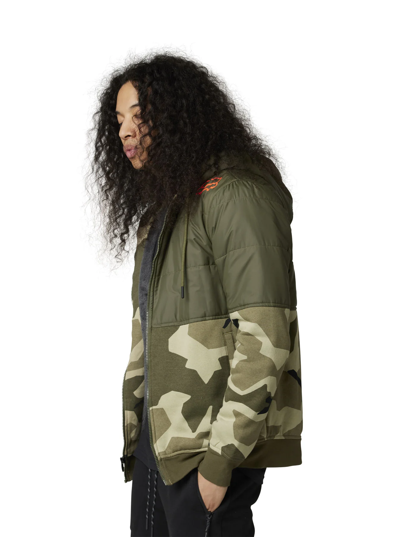 Lindon Sasquatch Fleece - olive camo - Image 4