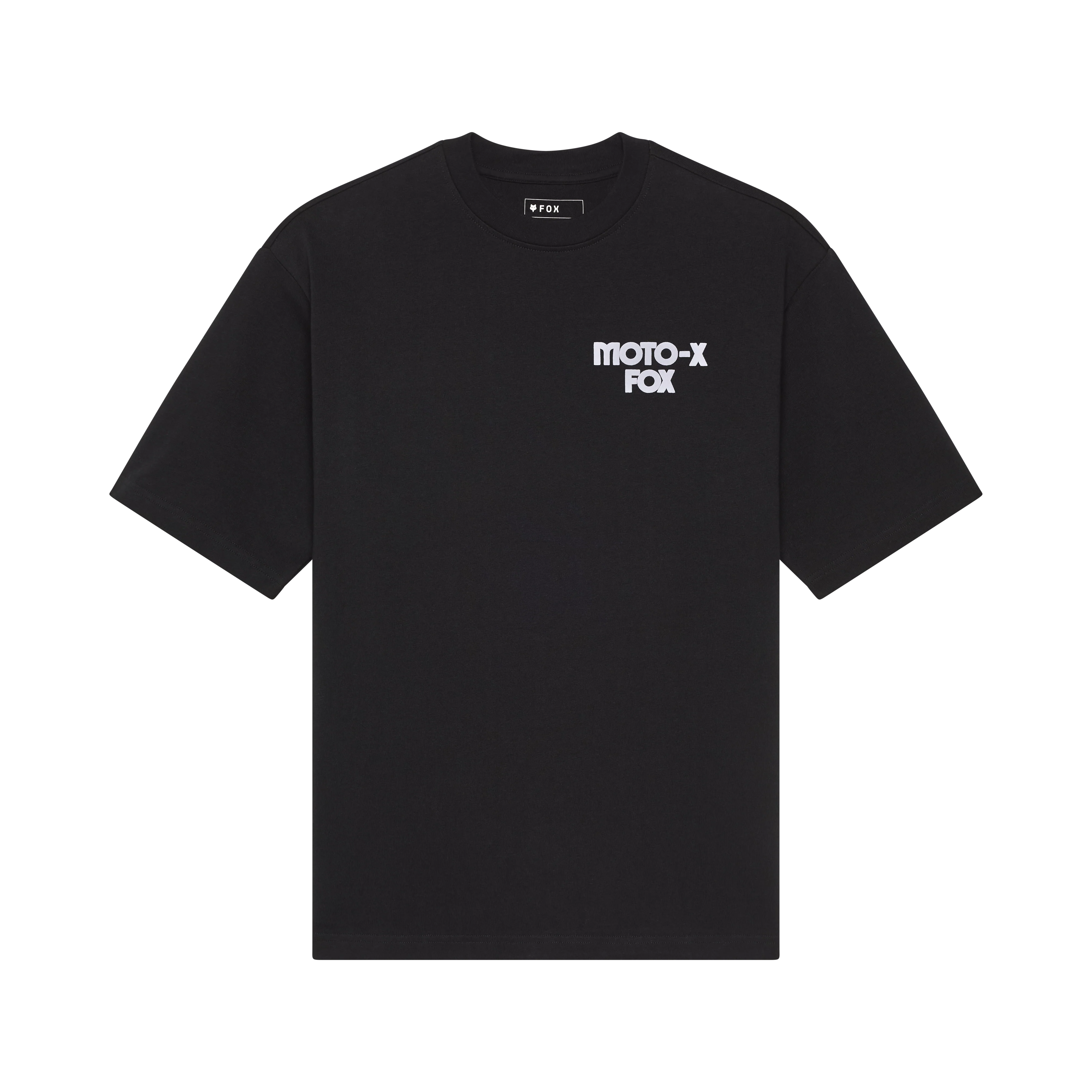Moto-X Oversized Short Sleeve Tee - Black