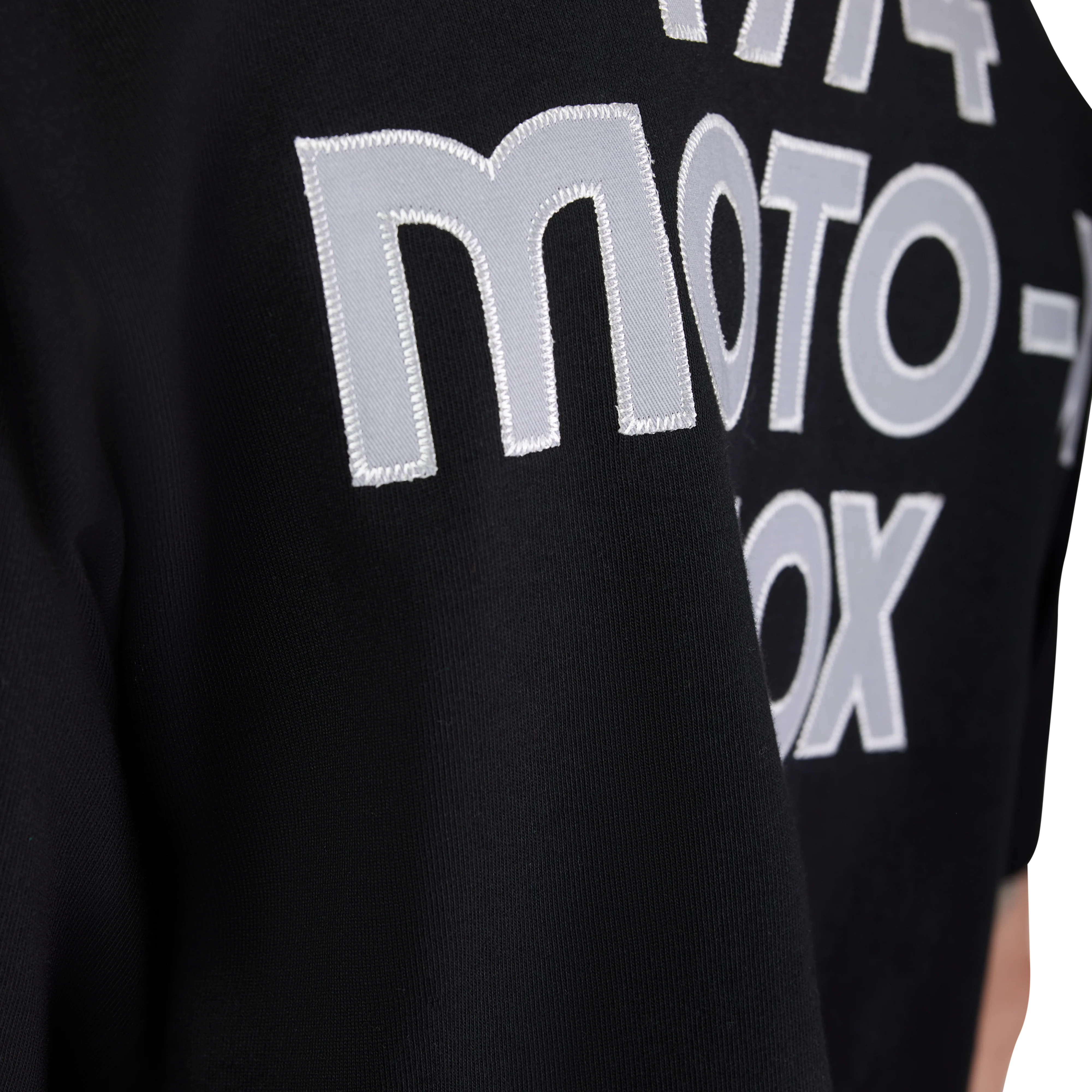 Moto-X Oversized Short Sleeve Tee - Black - Image 6