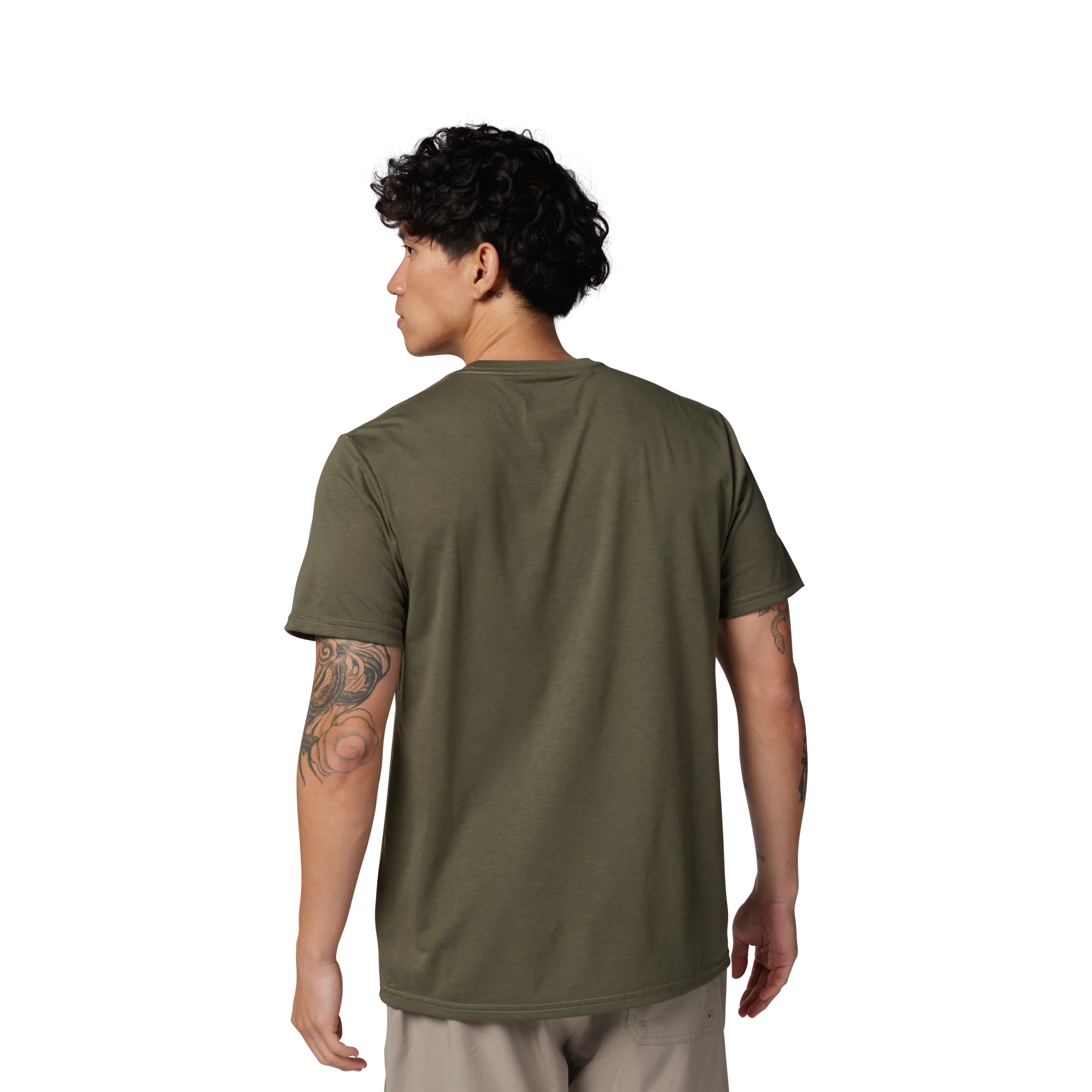 Non Stop Short Sleeve Tech T-Shirt - Olive Green - Image 2