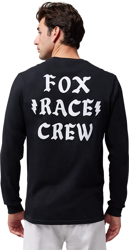 Race Crew Long Sleeve Premium Tee Circa74 Special Edition - Black - Image 2