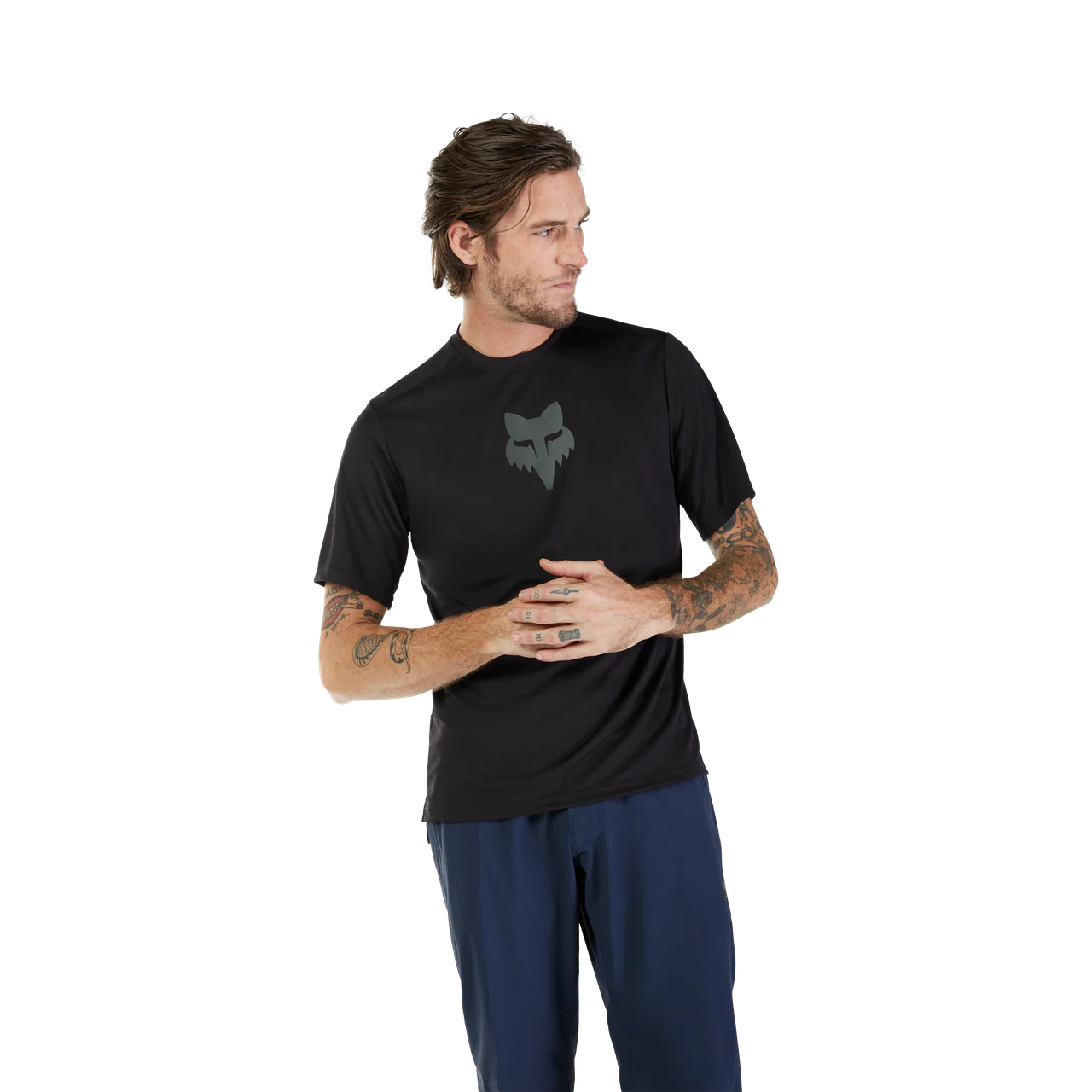 Ranger Short Sleeve Jersey Fox Head - Black - Image 3
