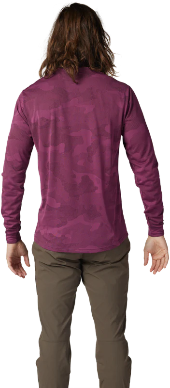 Ranger Tru Dri Long Sleeve Jersey - Sangria - Image 4