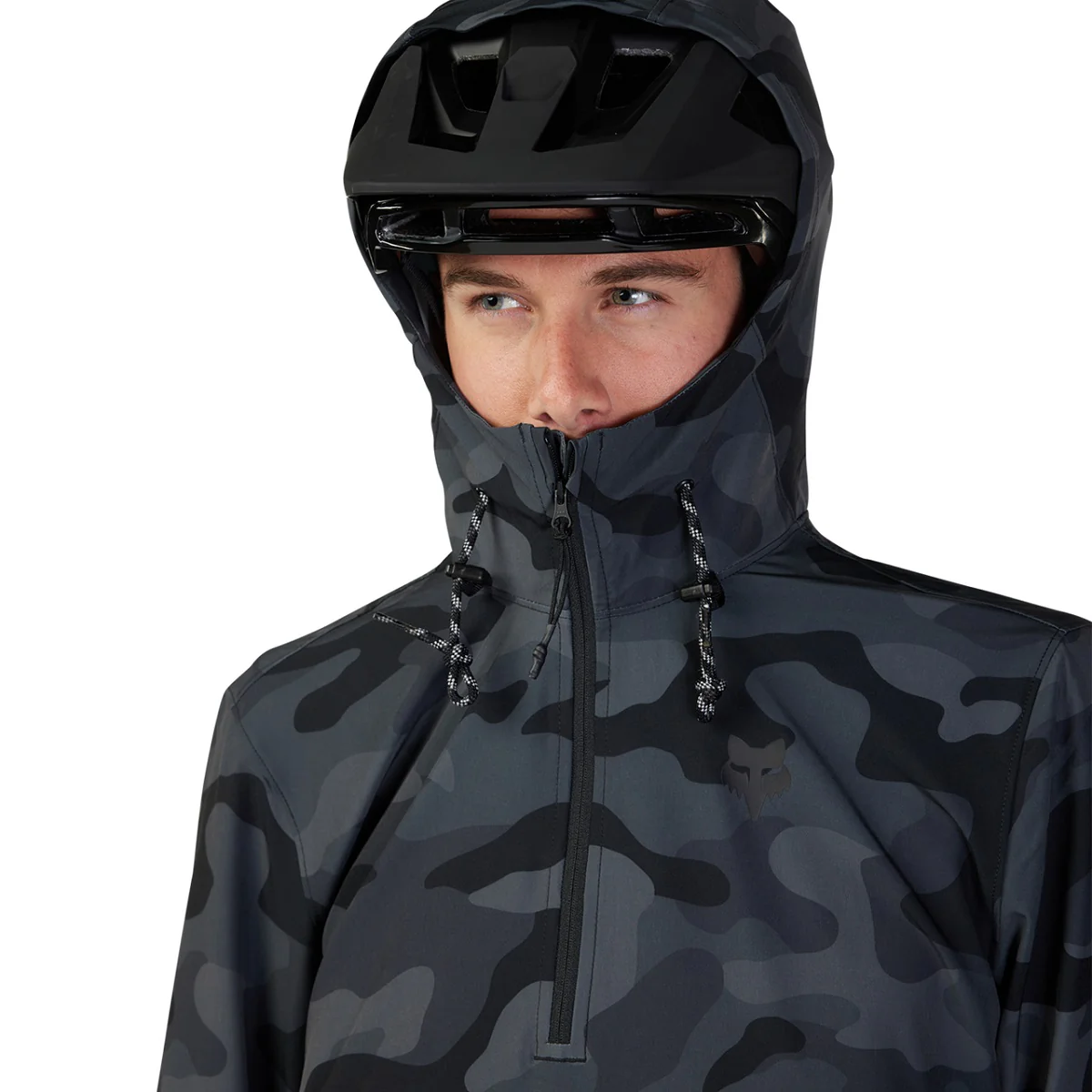 Ranger Wind Pullover - Black Camo - Image 7
