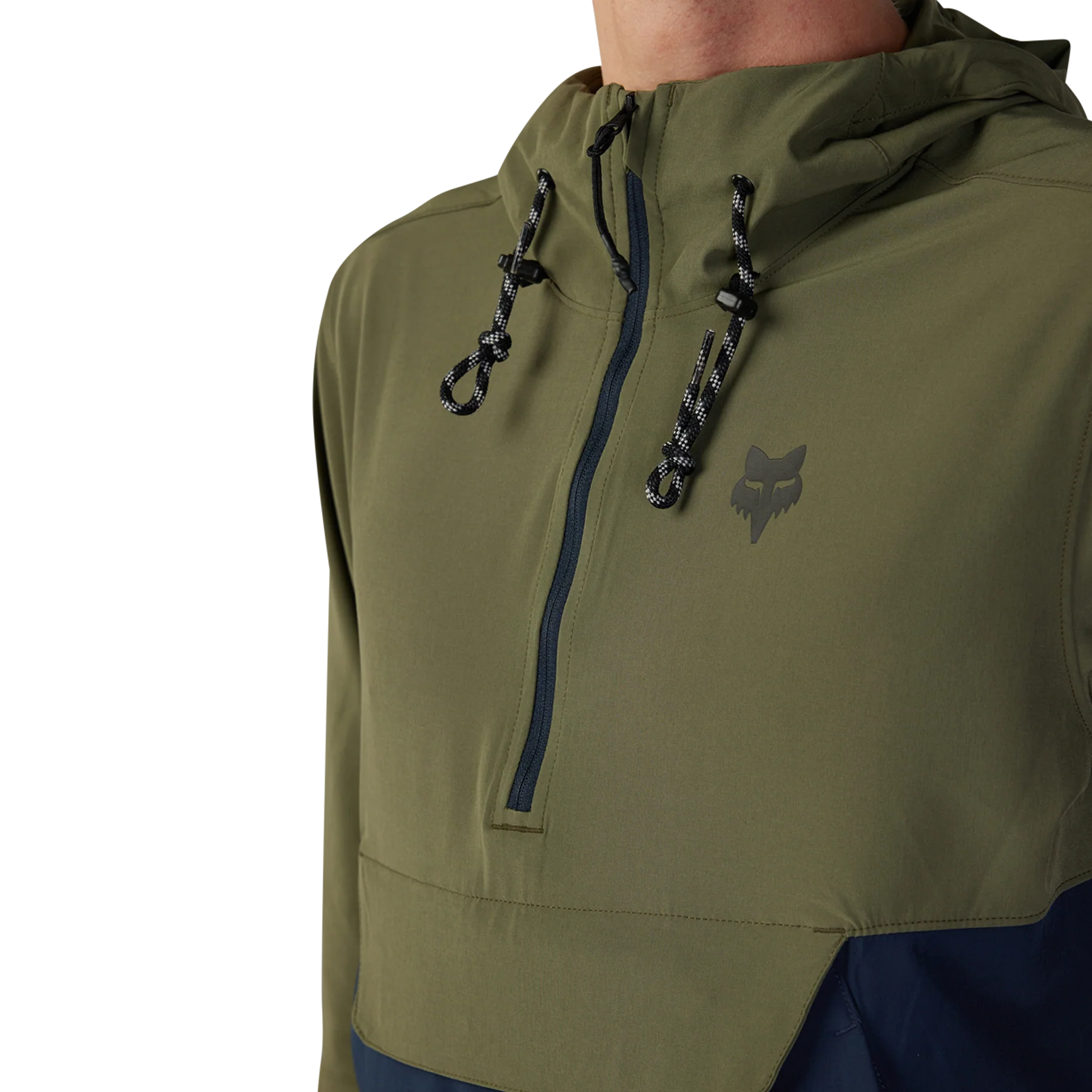 Ranger Wind Pullover - Olive Green - Image 5