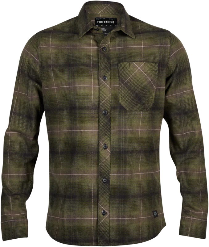 Source Flannel - Olive Green