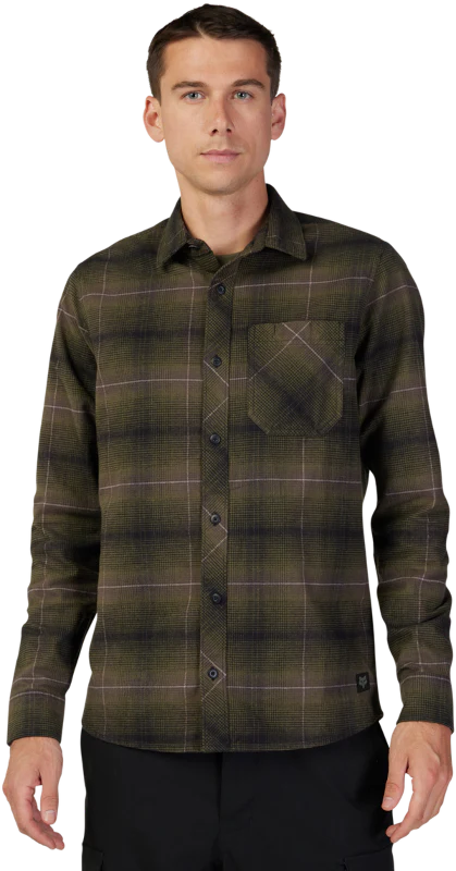 Source Flannel - Olive Green - Image 2