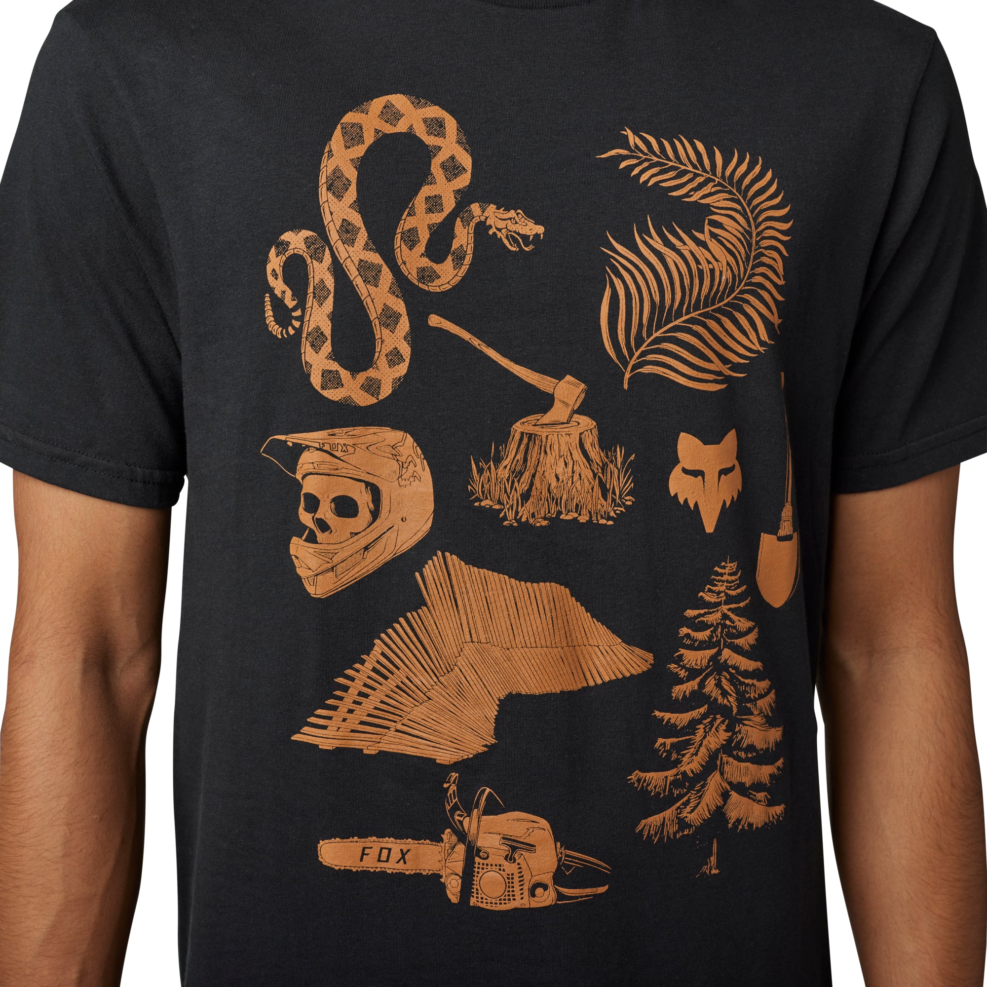 Track Beast Short Sleeve Prem Tee - Black - Image 3