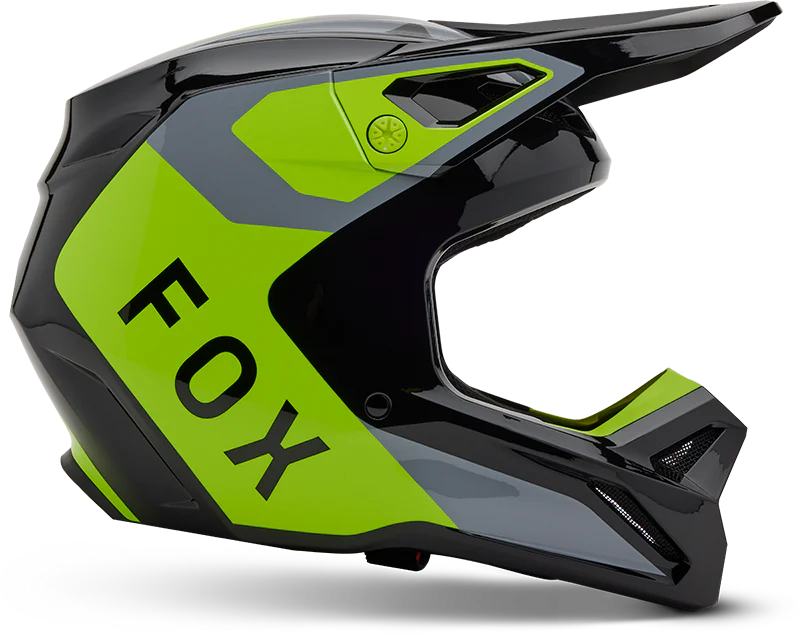 V1 Lean Helmet - Grey/Yellow