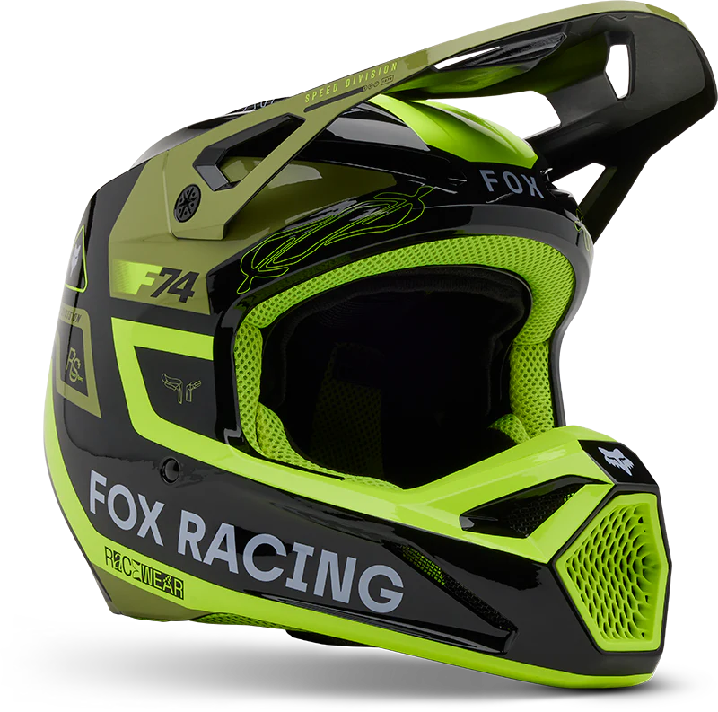 V1 Race Spec Helmet - Pale Green - Image 2