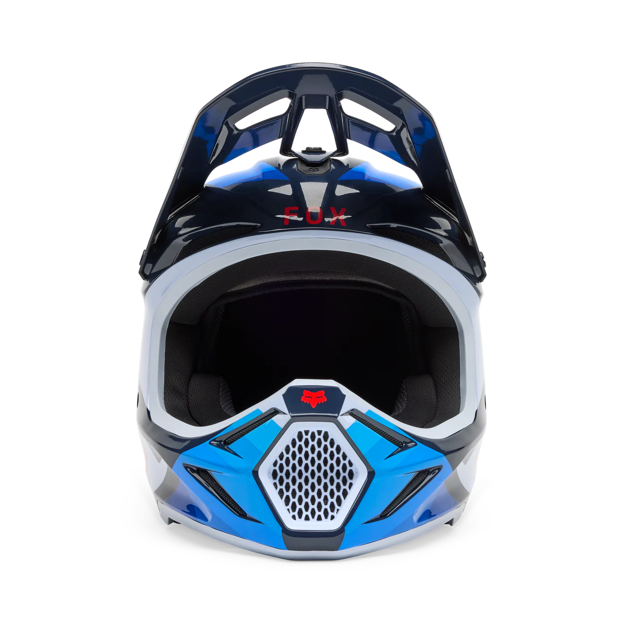 V3 Fade Helm - White/Blue - Image 3