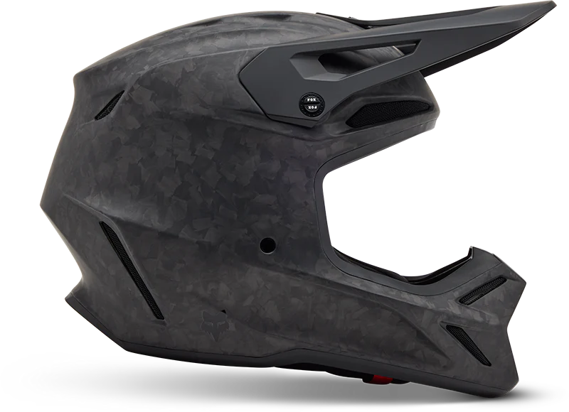 V3 RS Carbon Solid Helmet - Matte Black