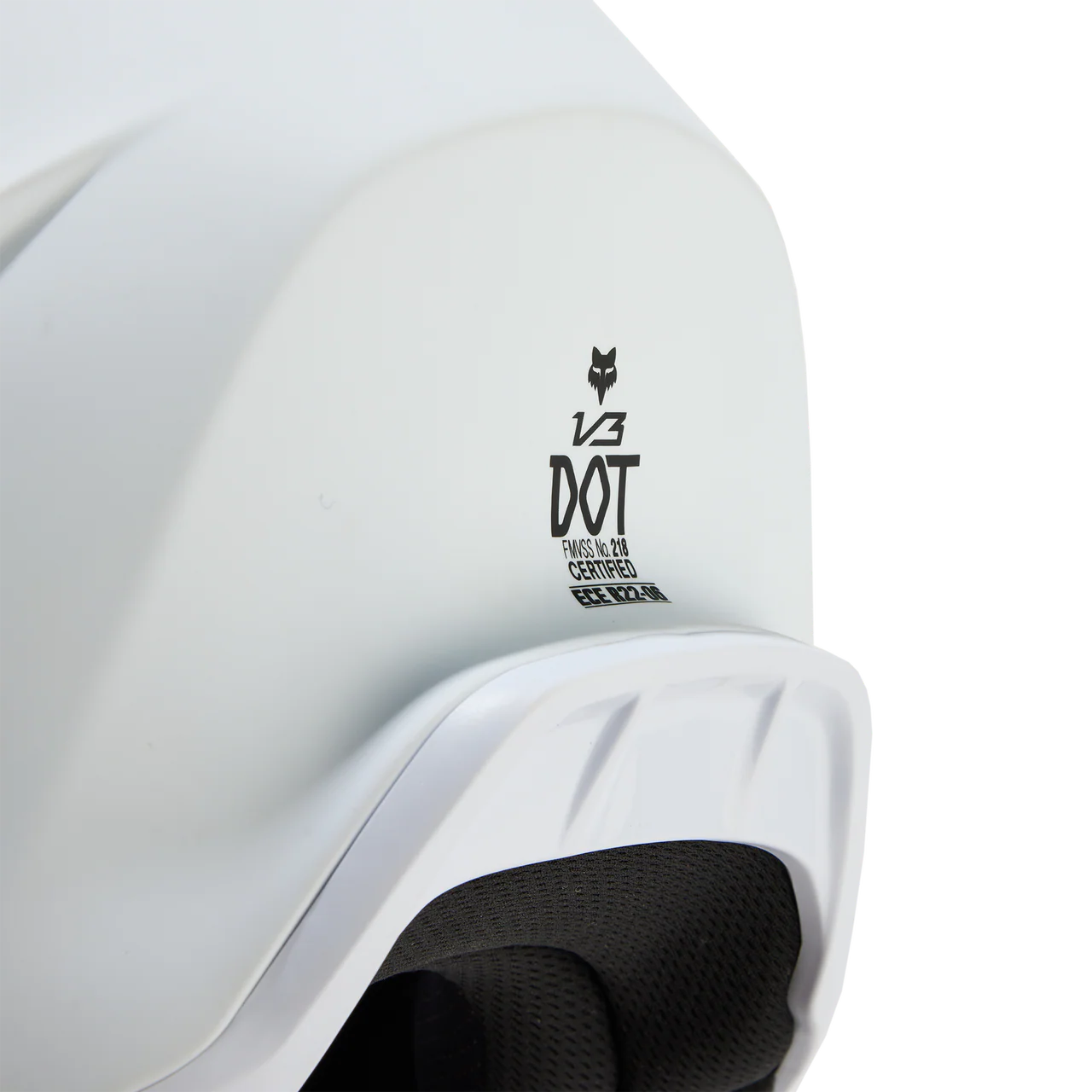 V3 Solid Helm - Matte White - Image 9