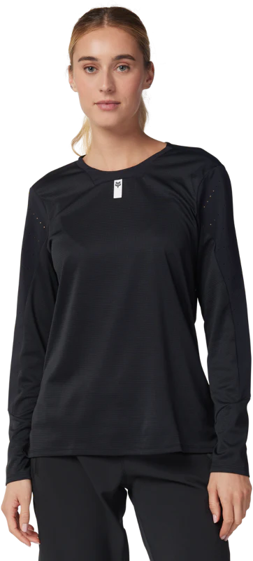Women's Defend Long Sleeve Jersey - Black - Image 3