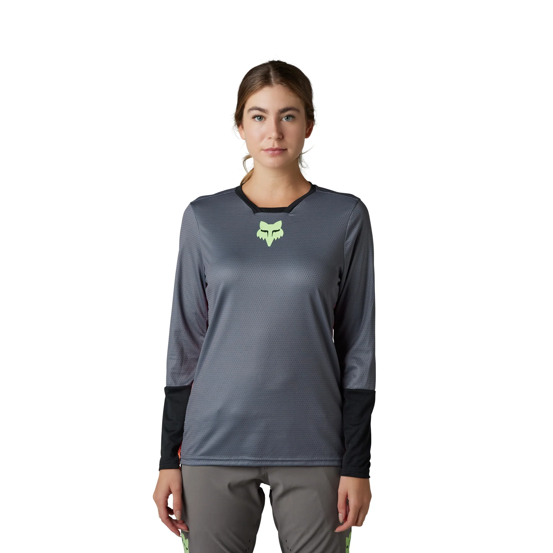 Women's Defend Race Long Sleeve Jersey - Pewter - Image 2