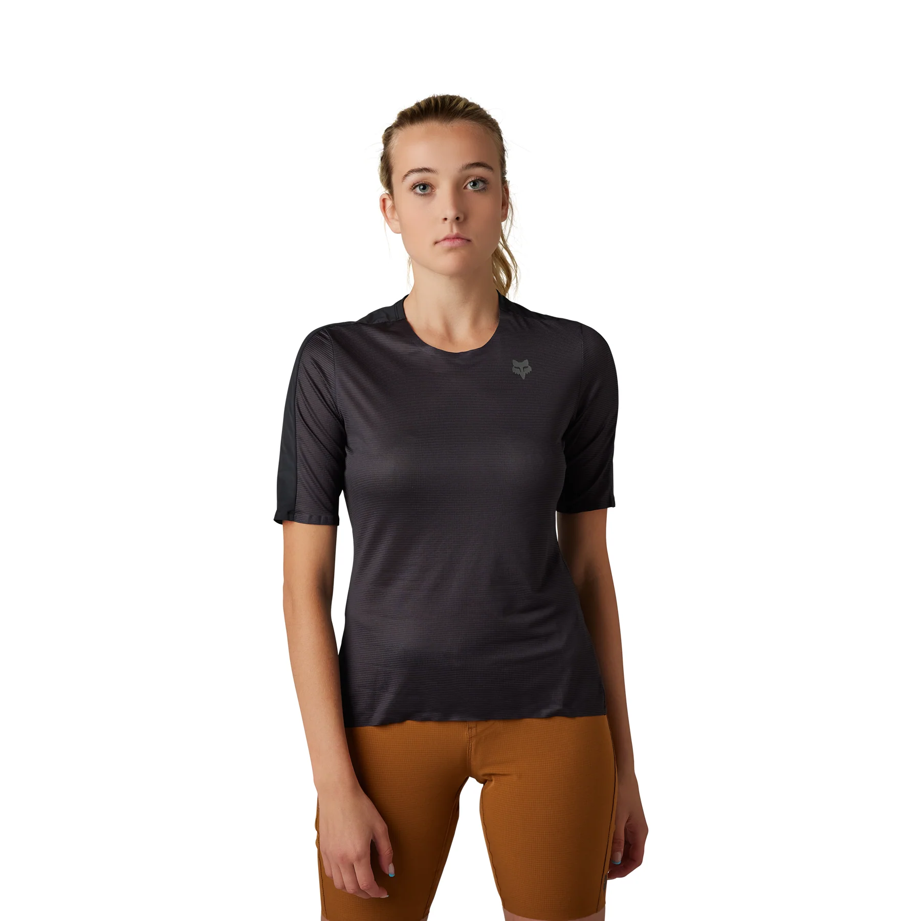 Women's Flexair Ascent Short Sleeve Jersey - Black - Image 2