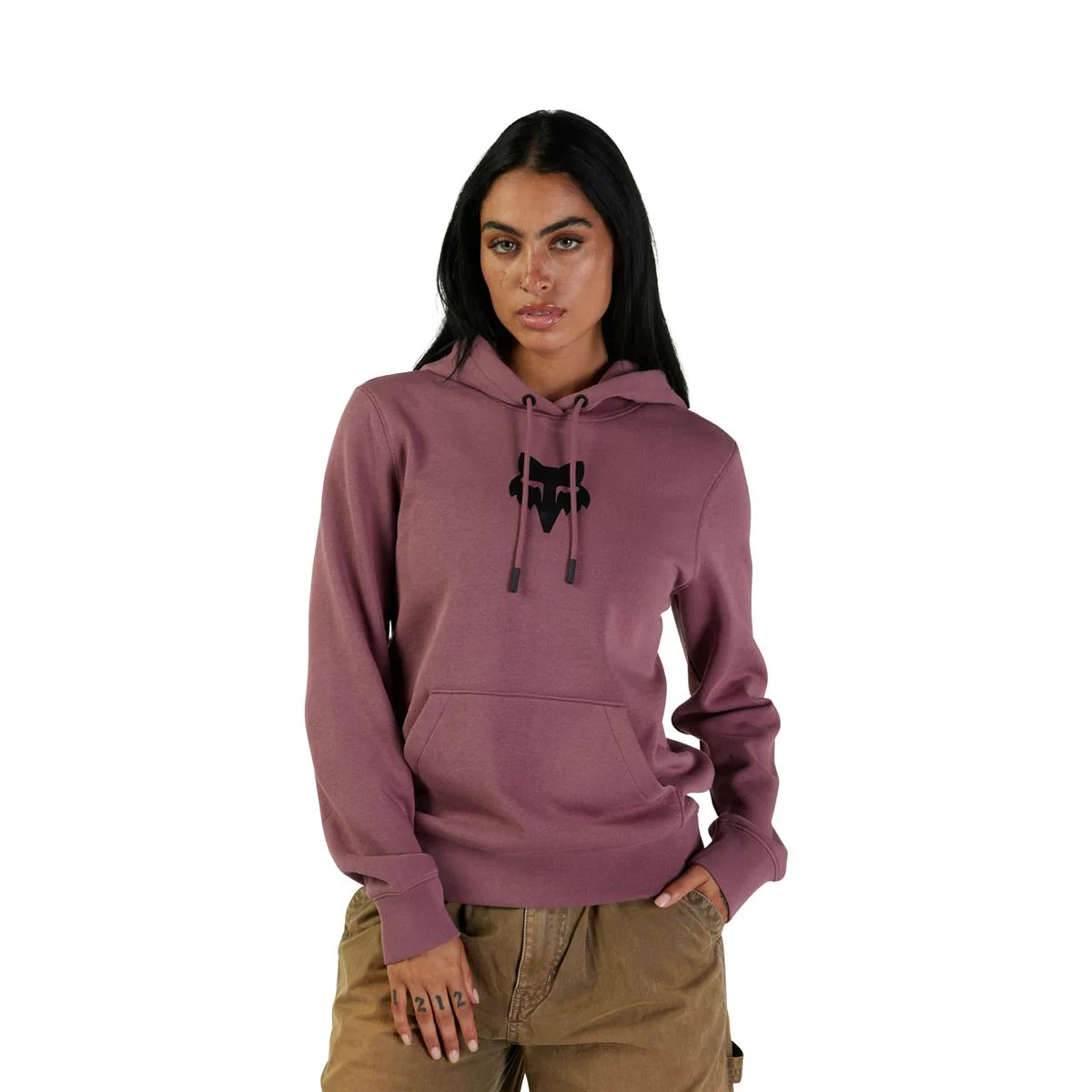 Women's Fox Head Fleece Pullover - Cordovan - Image 3