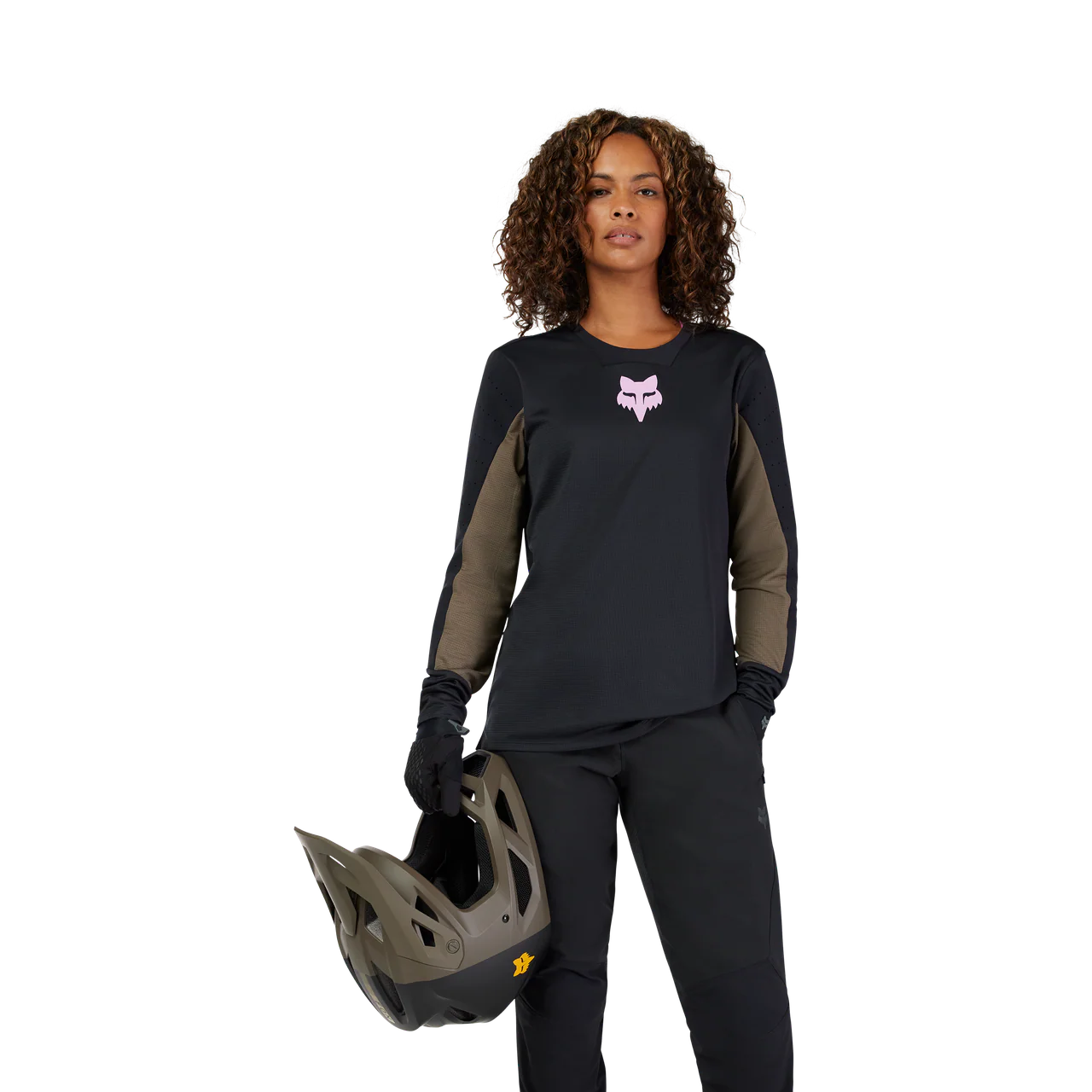 Women's Defend Long Sleeve Jersey Park - Black - Image 3