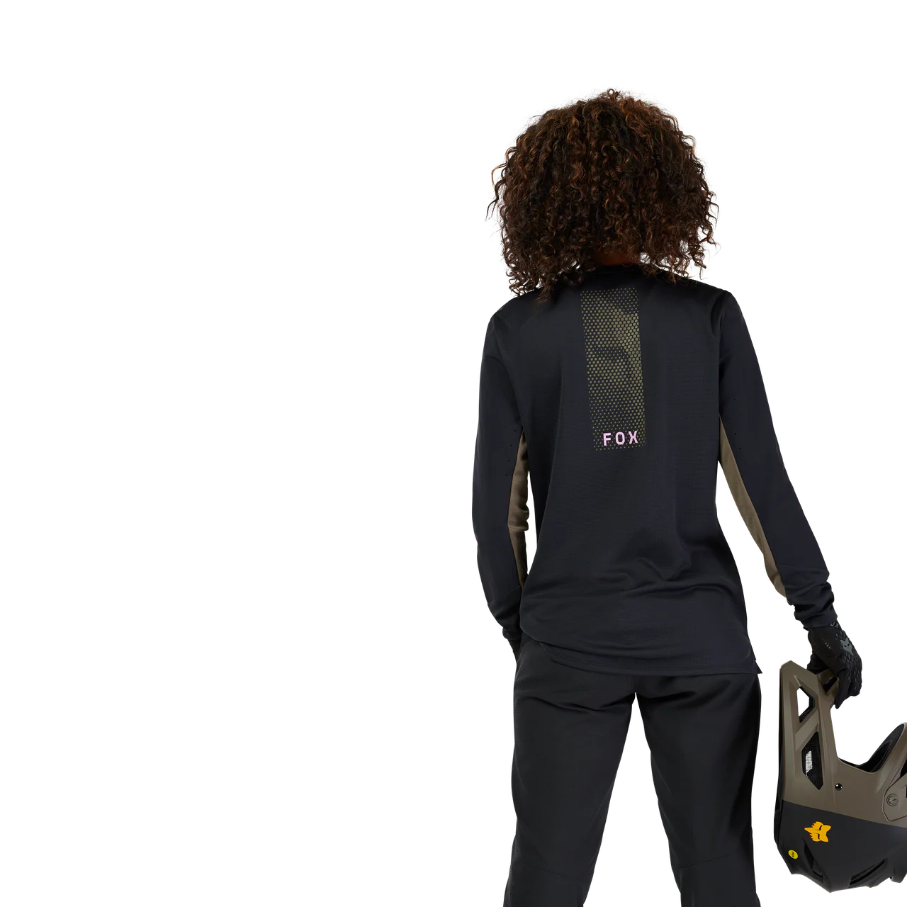 Women's Defend Long Sleeve Jersey Park - Black - Image 4