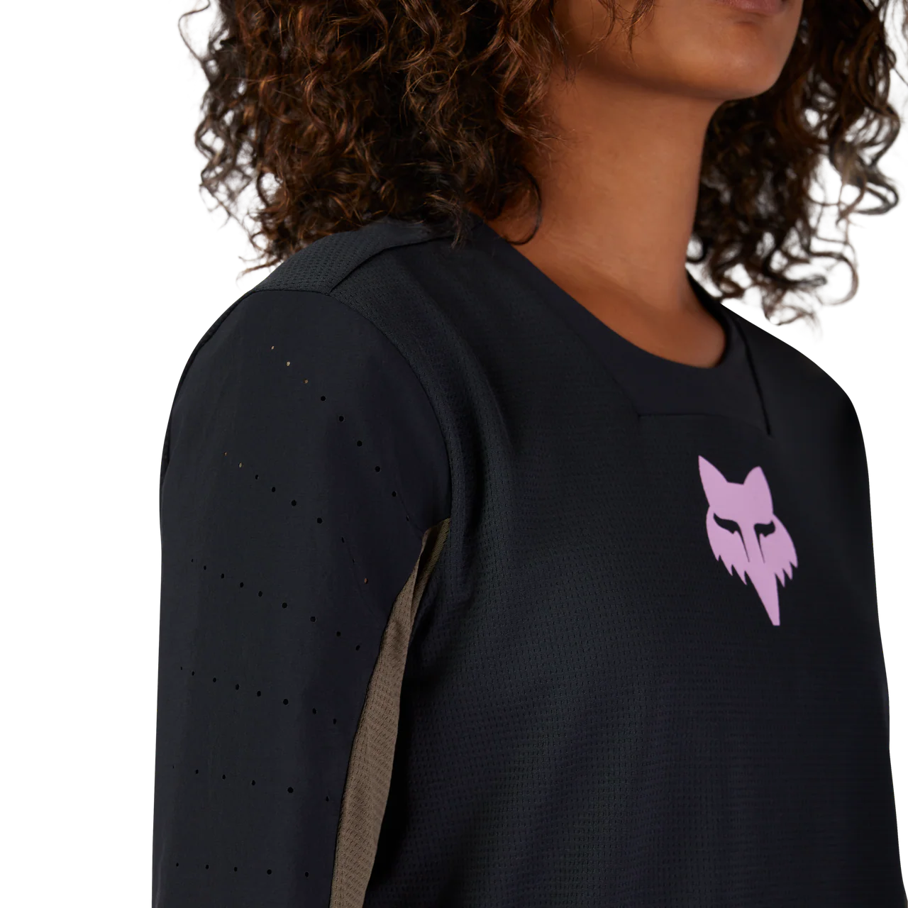 Women's Defend Long Sleeve Jersey Park - Black - Image 6