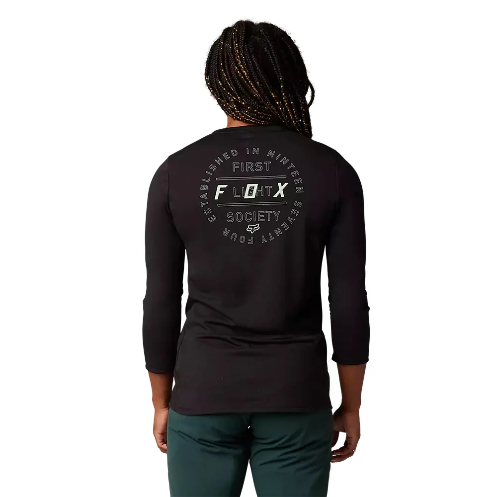 Womens Ranger Dr 3/4 Jrsy - black - Image 3