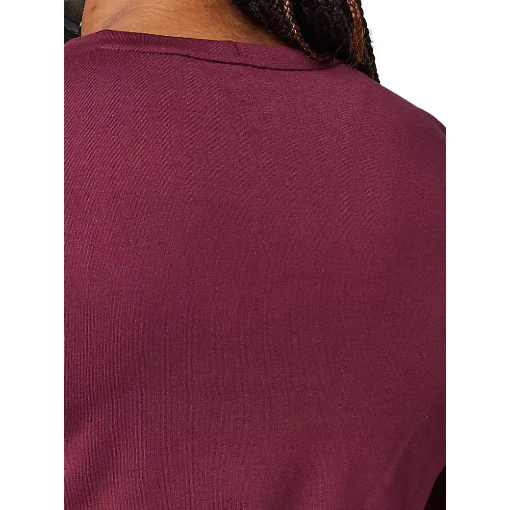 Womens Ranger Dr Mid Long Sleeve Jersey - dark maroon - Image 5