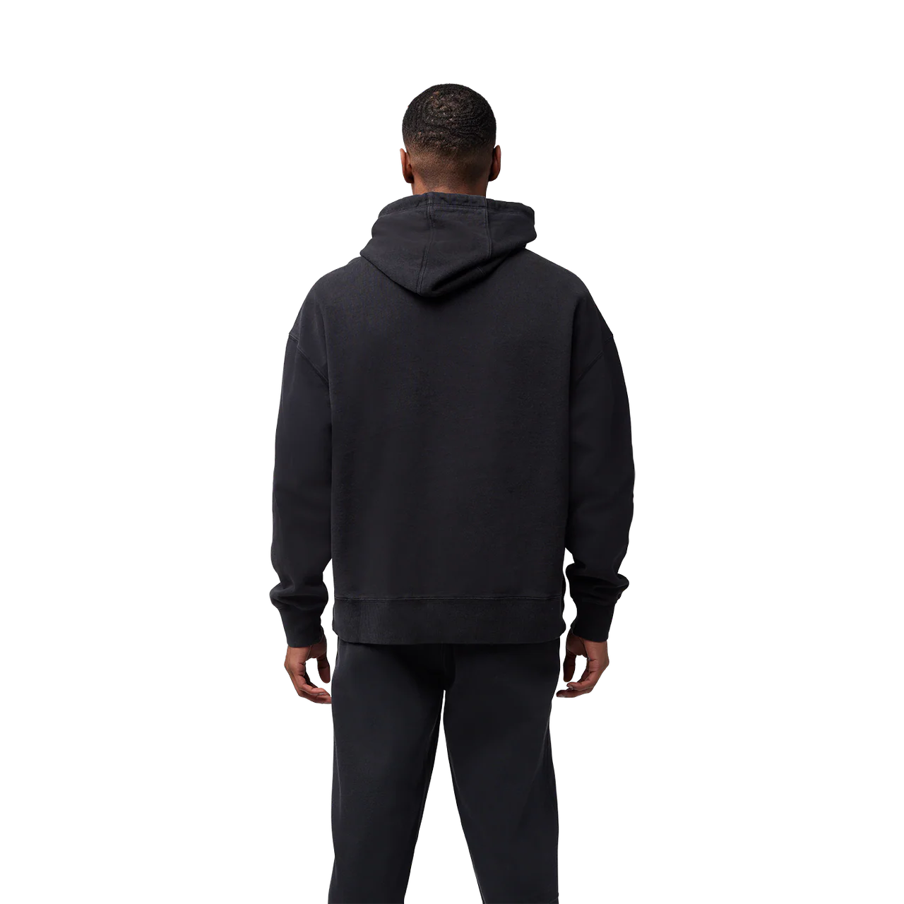 Wordmark Oversized Fleece Po - Black - Image 4