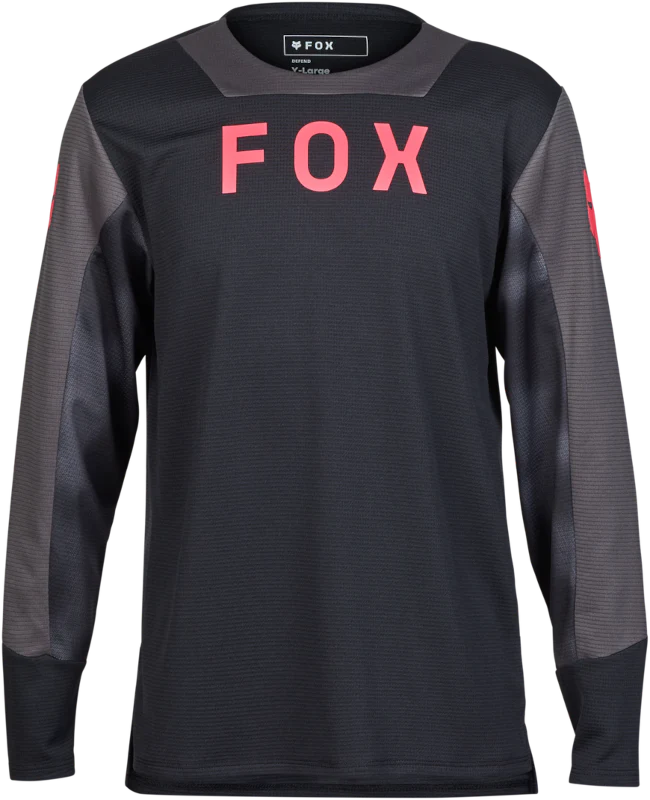Youth Defend Long Sleeve Jersey Taunt - Black