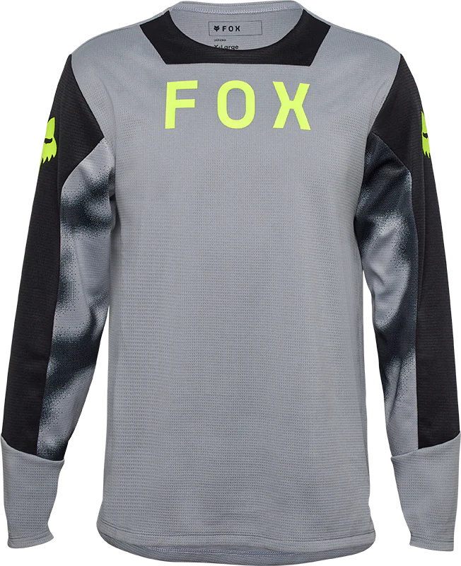 Youth Defend Long Sleeve Jersey Taunt - Steel Grey