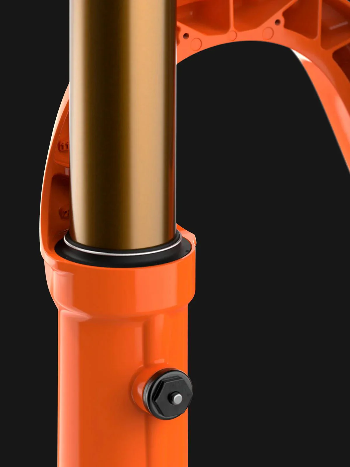 40 Factory, 29 Zoll 203 mm Federweg, Grip X2, 20x110 52 mm Offset - shiny orange - Image 5