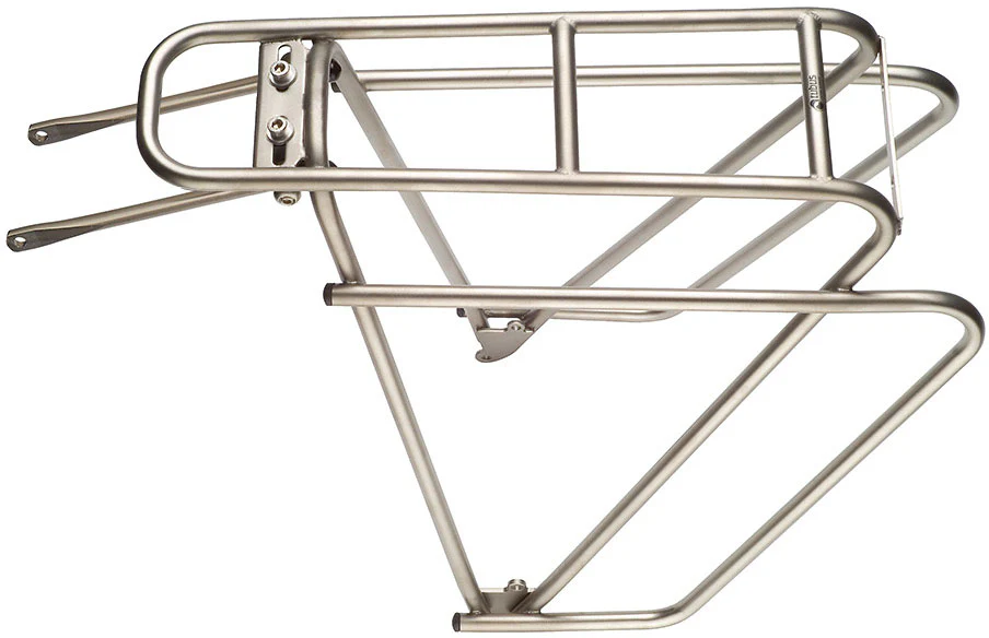 Gepäckträger LOGO CLASSIC EDELSTAHL 26"-28" - silber