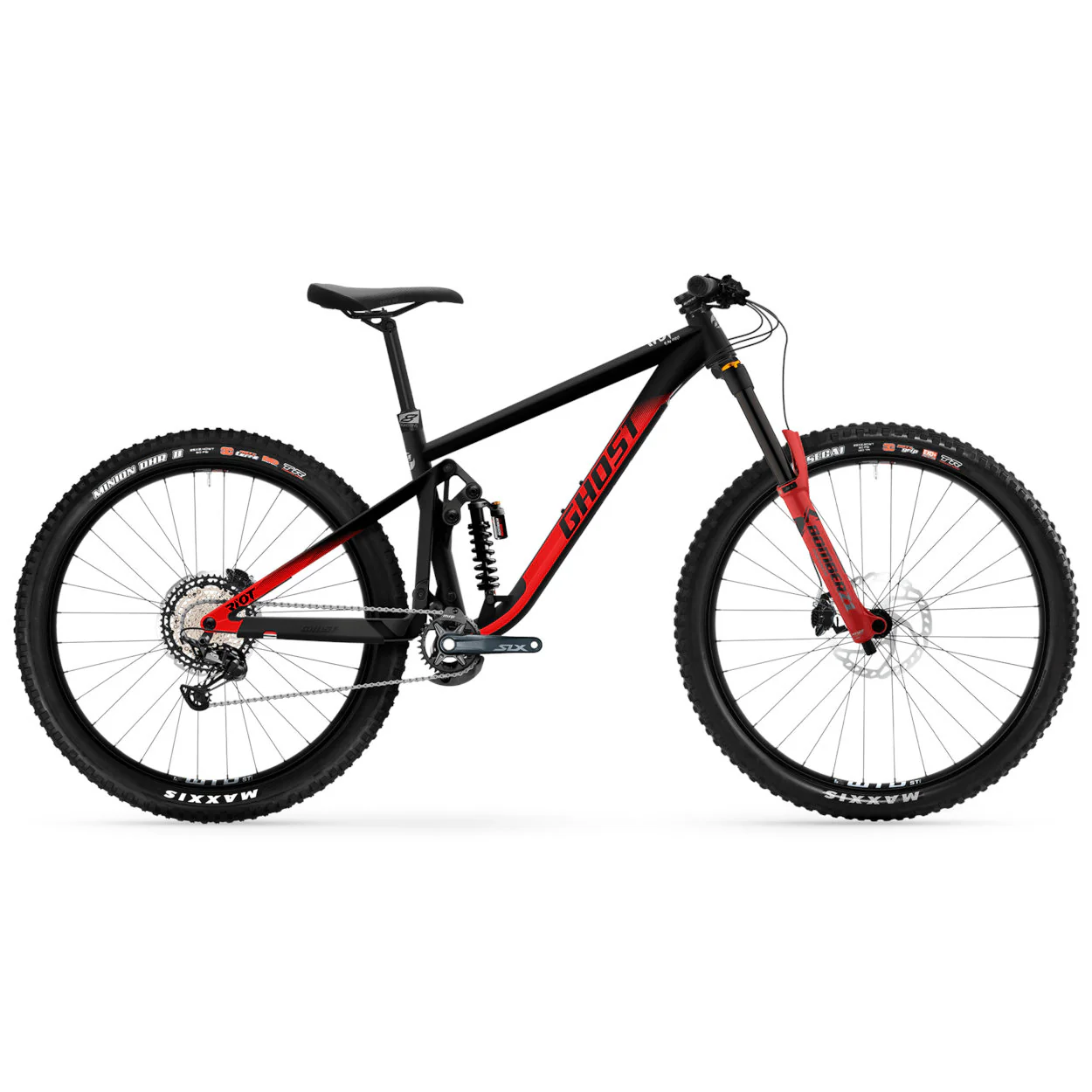 Riot EN Pro - Black/Marzocchi Red