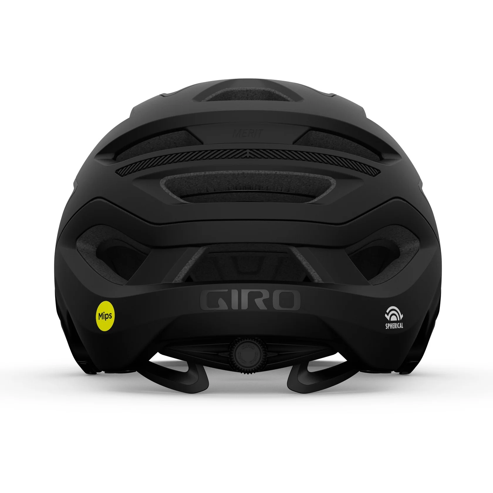 Merit Spherical Fahrradhelm - matte black/gloss black - Image 3
