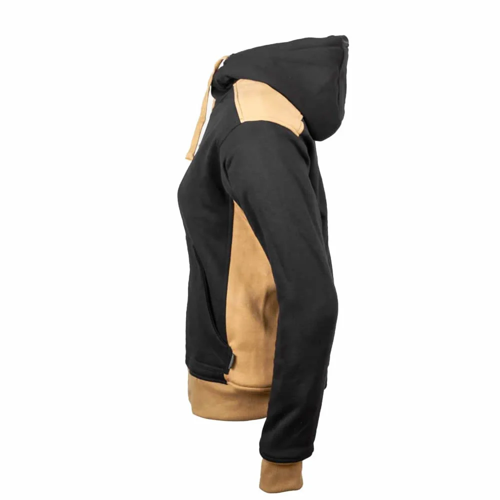 Damen Hoodie Panda - schwarz-beige - Image 4