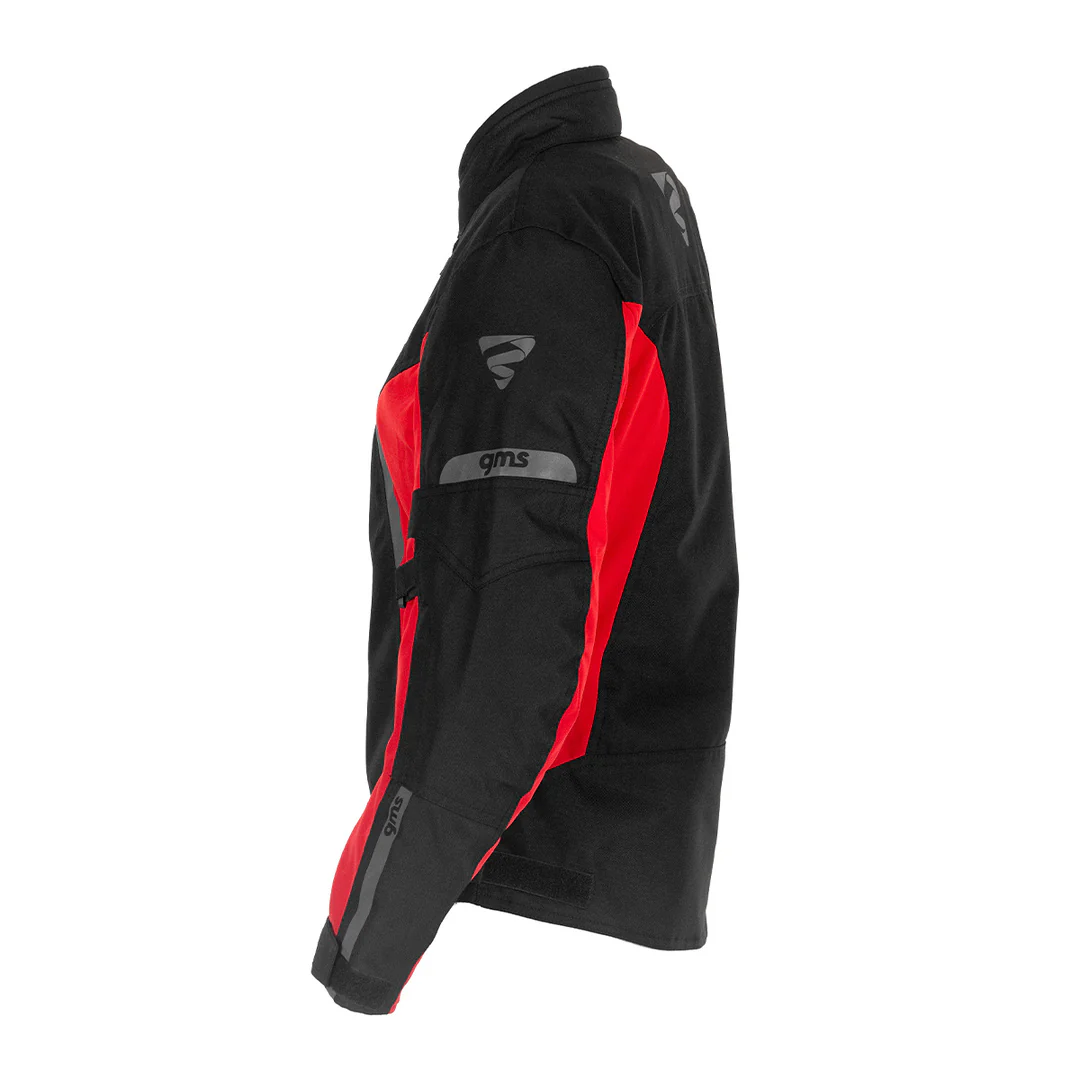 Damen Jacke Vega - schwarz-rot - Image 3