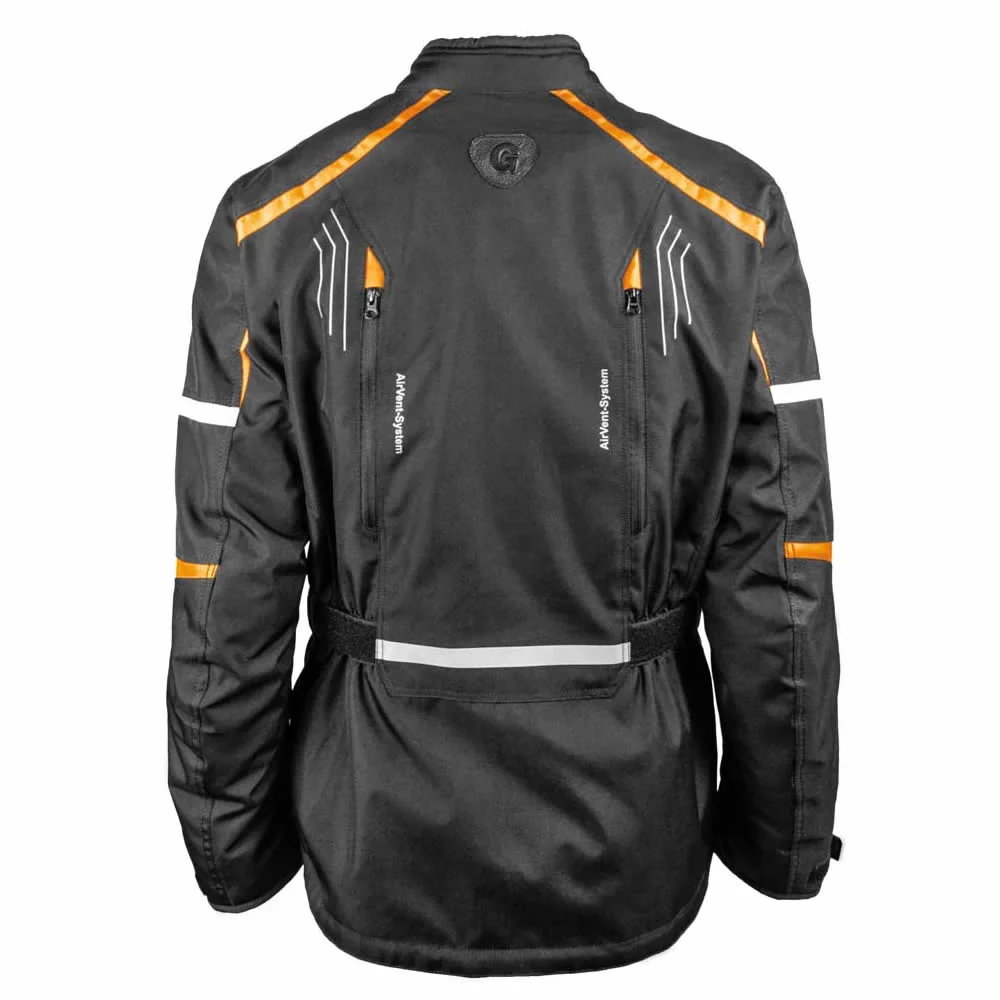 Jacke Dayton - schwarz-orange fluo - Image 3