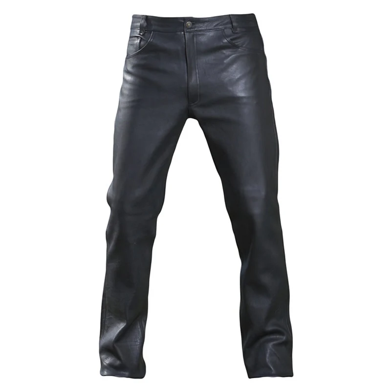 Lederjeans Lady - schwarz