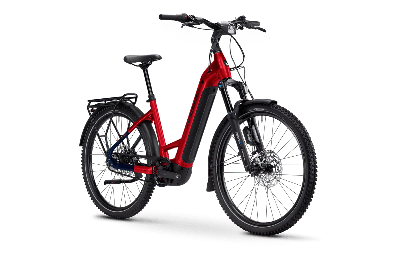 Trekking 9 ABS - Tiefeinsteiger- dynamite red/blue glänzend - Image 5