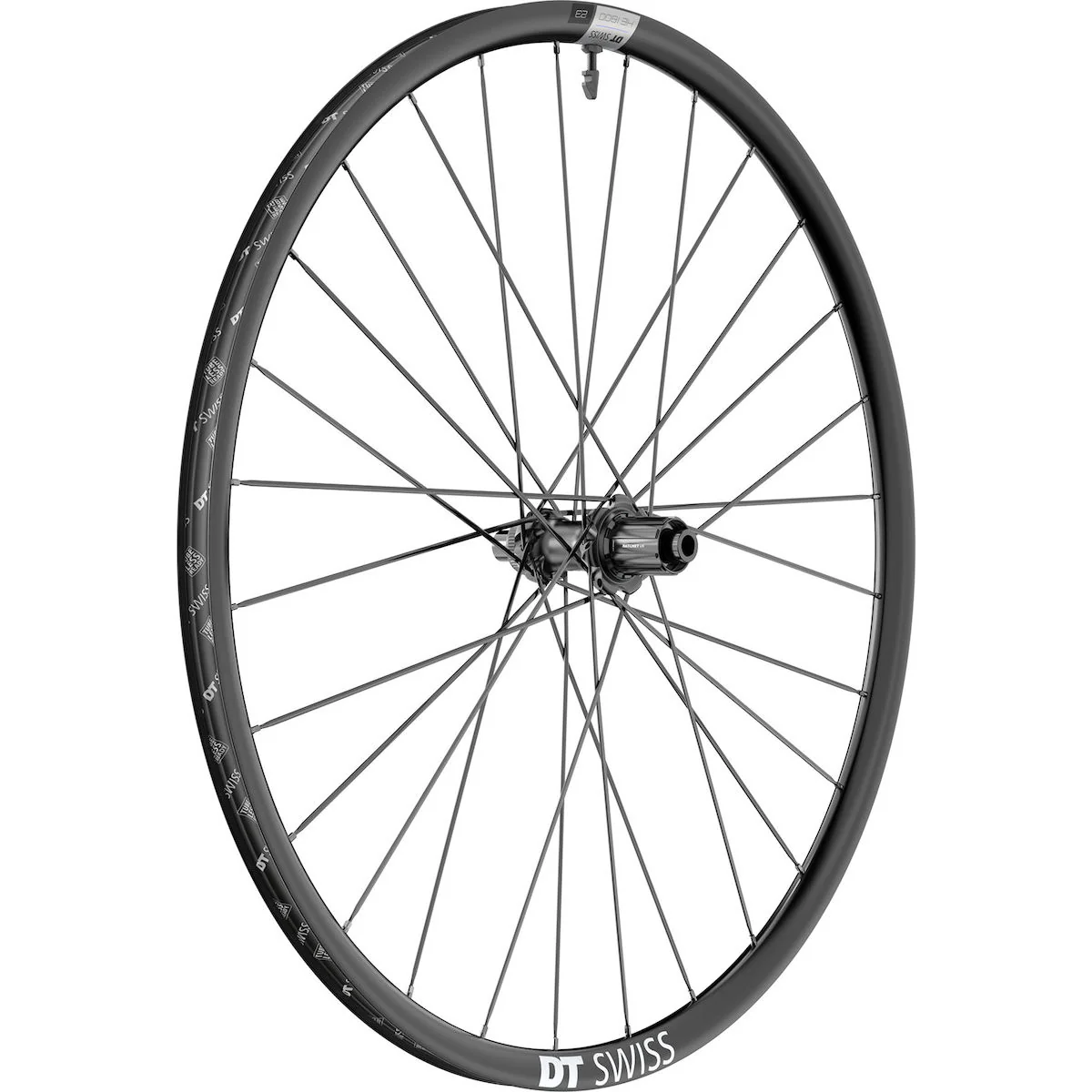 HE 1800 SPLINE 28", 23 mm Aluminium, Center Lock, HR 12/148 mm Boost, Shimano Road 11SP
