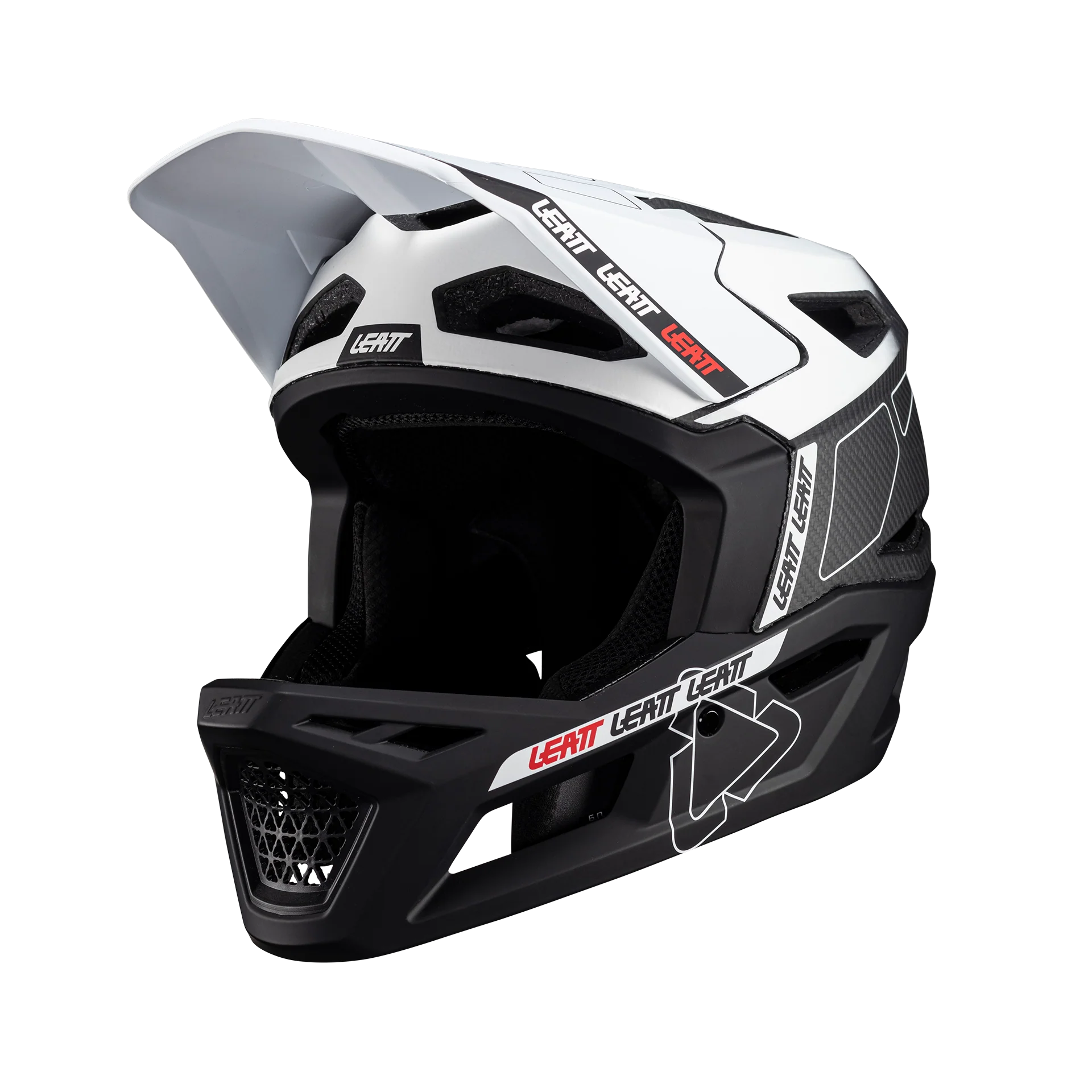 Helm MTB Gravity 6.0 Carbon - White - Image 2