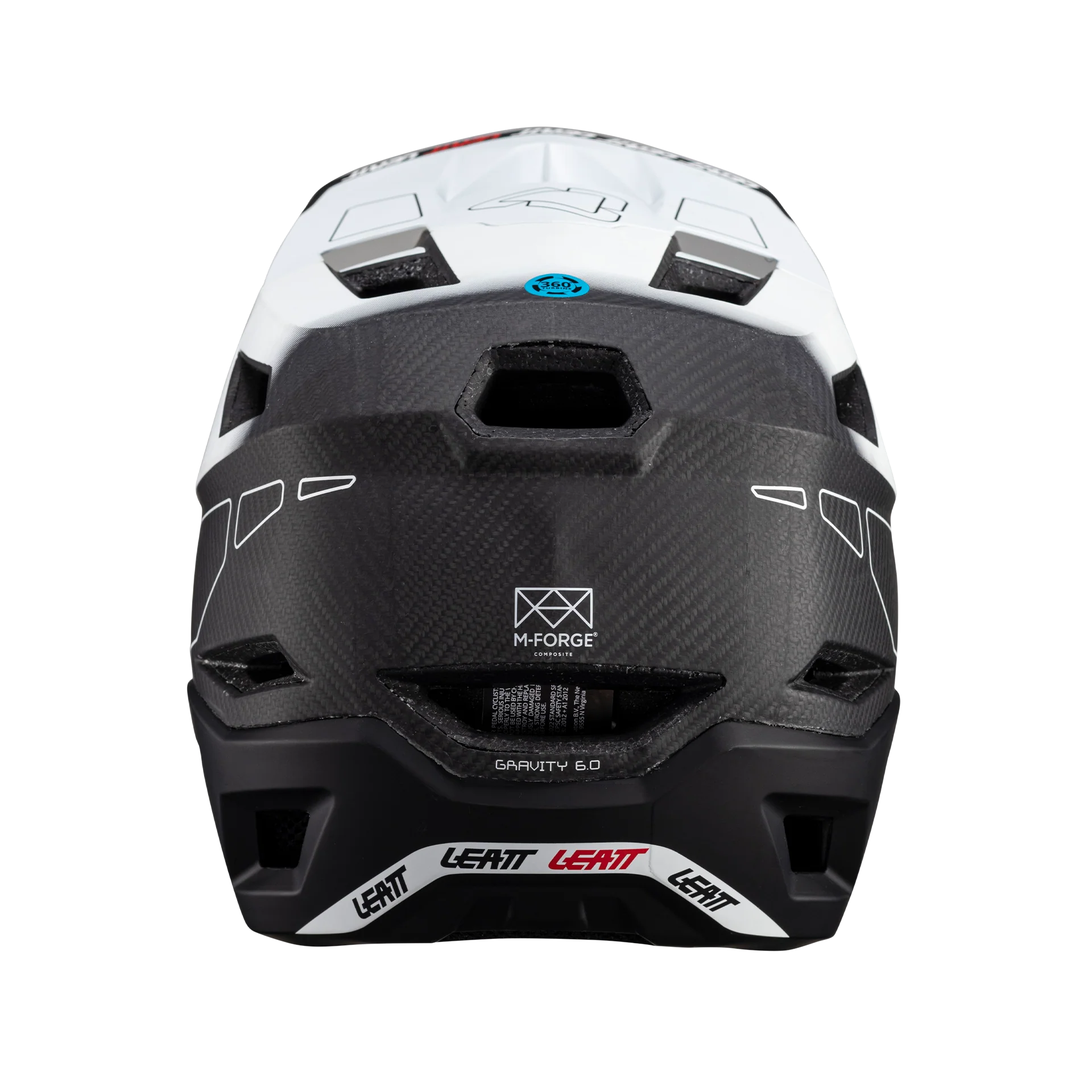 Helm MTB Gravity 6.0 Carbon - White - Image 6