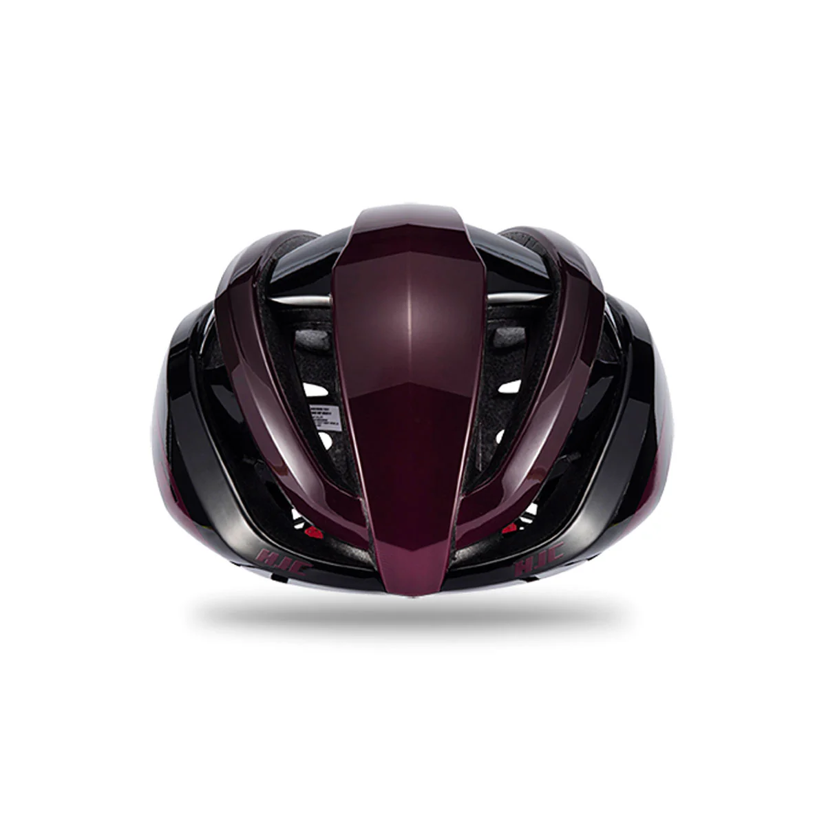 IBEX Road Helm - Gloss Burgundy / Black - Image 3