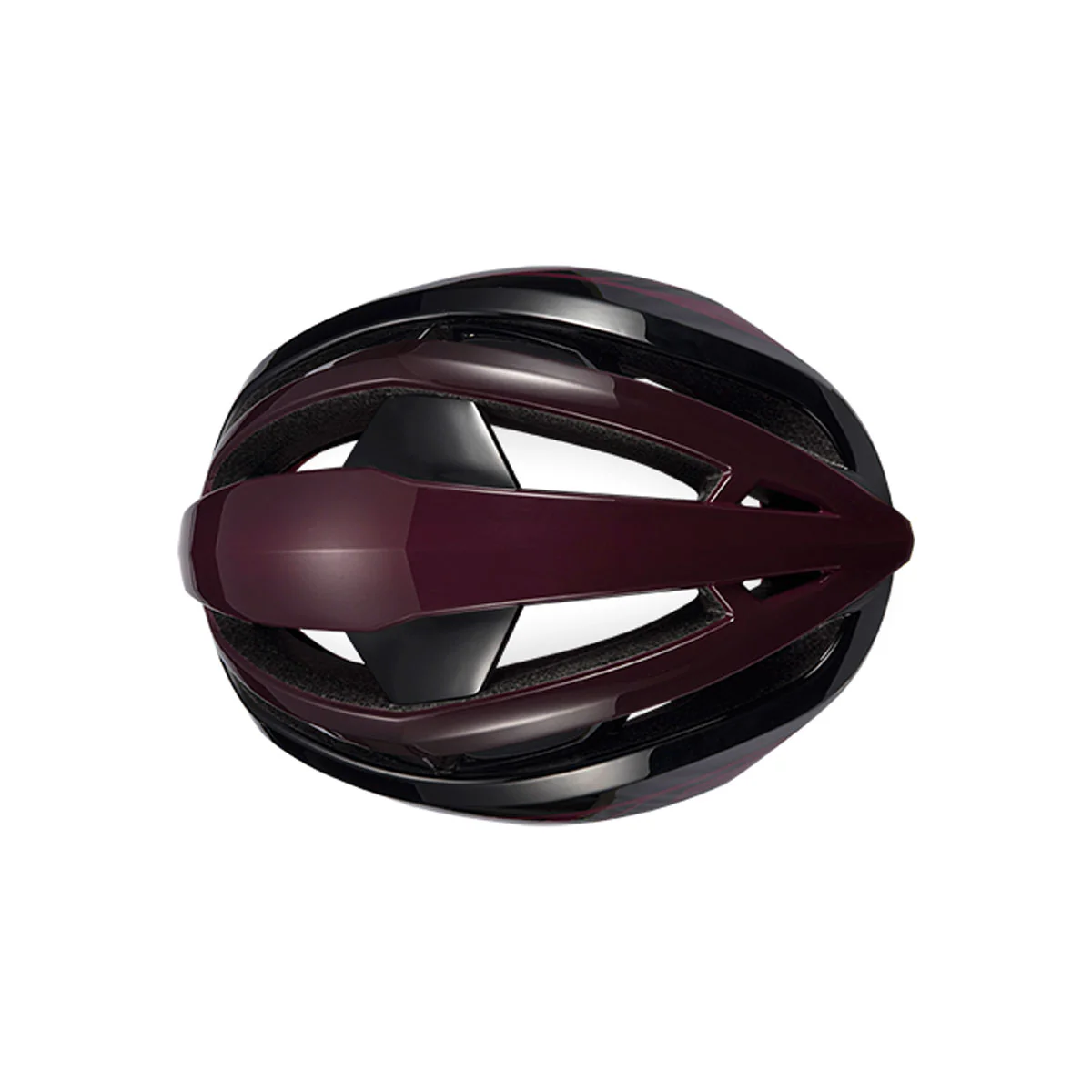 IBEX Road Helm - Gloss Burgundy / Black - Image 4