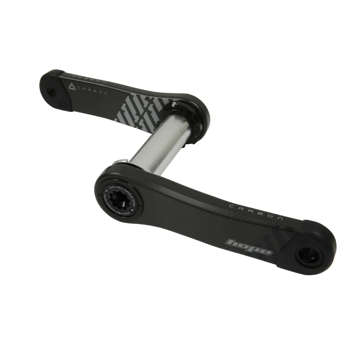Carbon Kurbelgarnitur 68/73 mm – Schwarz